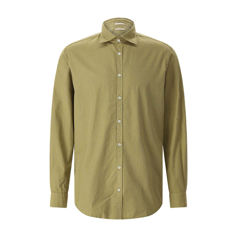 Massimo Alba Gestreiftes Hemd Genova Herren