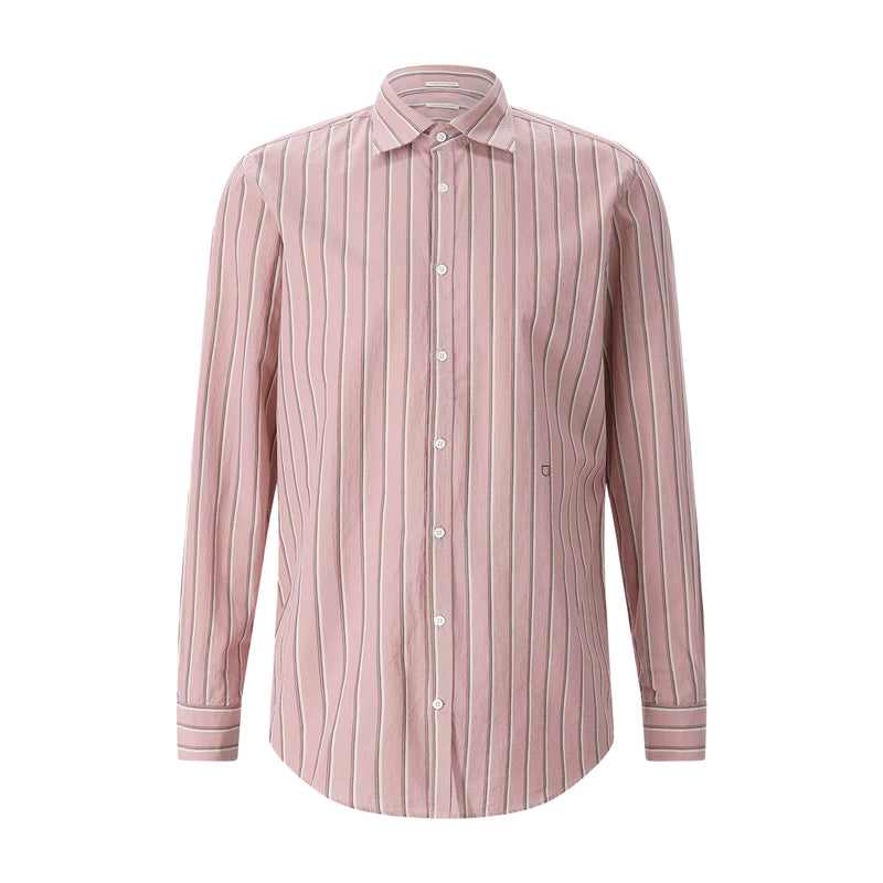 Massimo Alba Gestreiftes Hemd Genova Herren