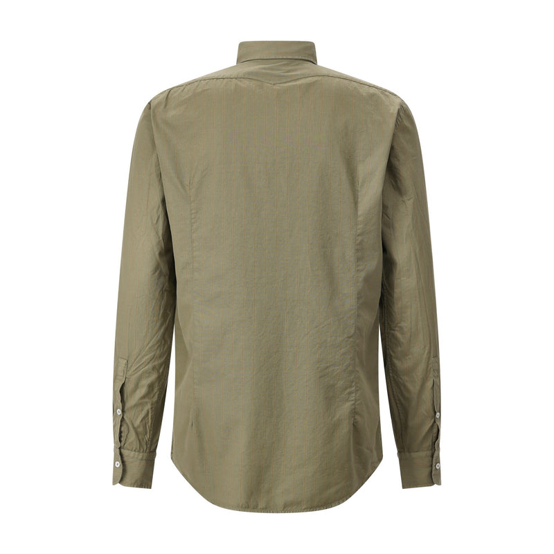 Massimo Alba Baumwollhemd Genova mit Streifen Herren