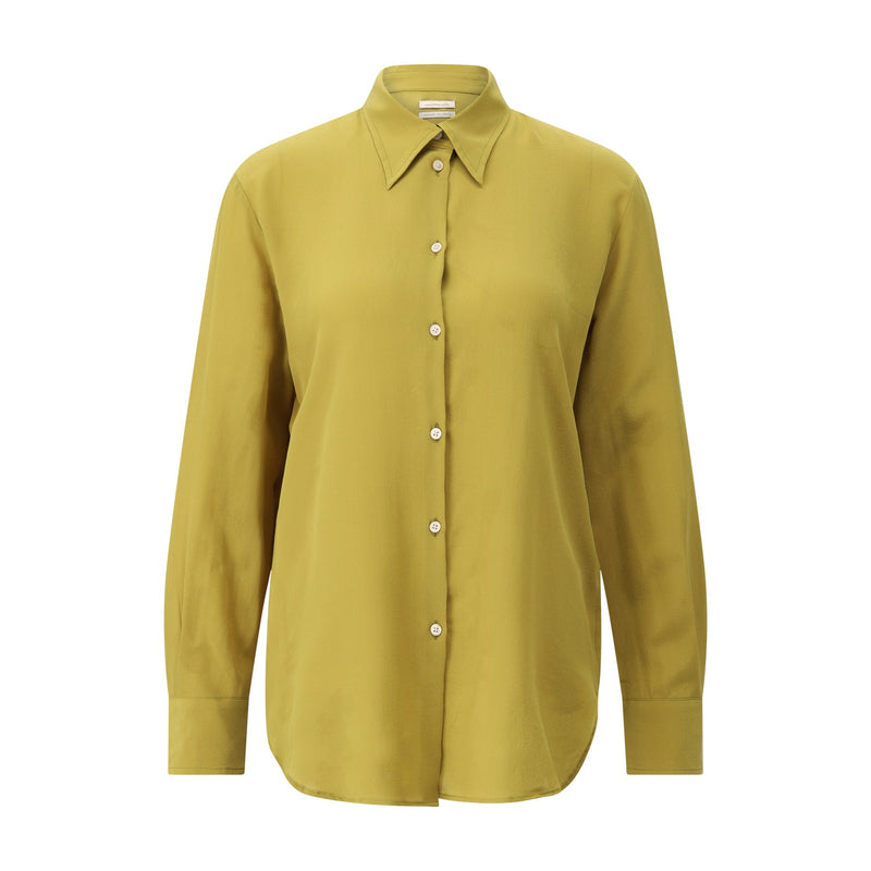 Massimo Alba Hemdbluse Selma aus Seide Damen