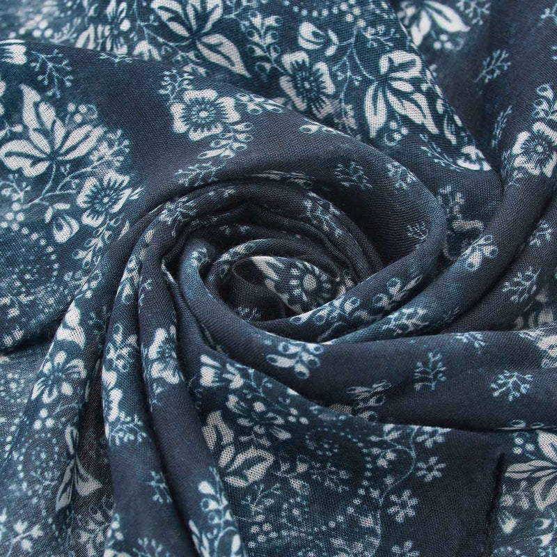 Massimo Alba Dreieckstuch mit Blumenprint Herren