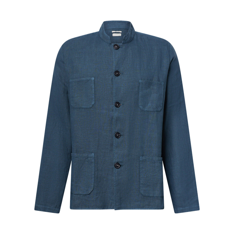 Massimo Alba Hemdjacke aus Leinen Herren