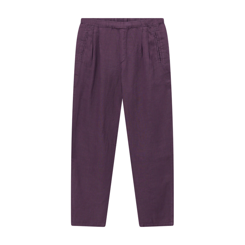 Stoffhose aus Leinen XL / Lila
