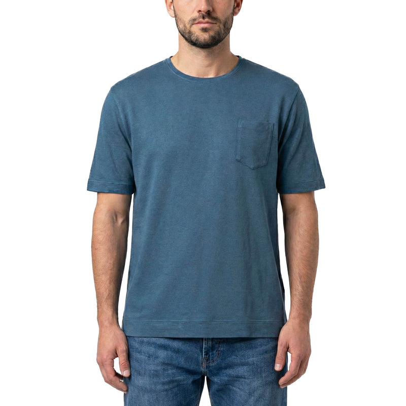 Massimo Alba T-Shirt aus Leinenmix Herren