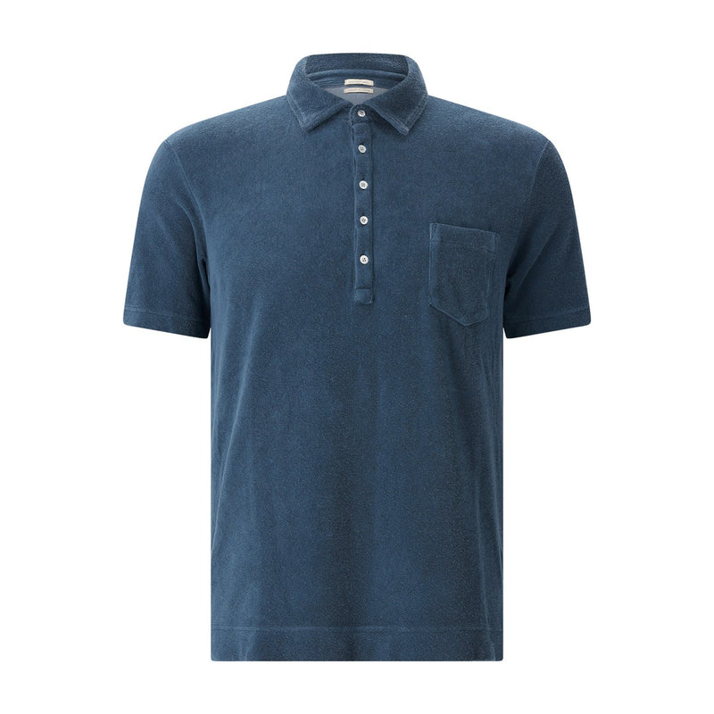 Poloshirt Wembley aus Frottee XL / Blau
