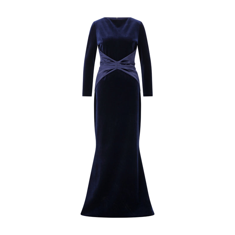 Chiara Boni Langes Abendkleid Jaslette aus Samt Damen