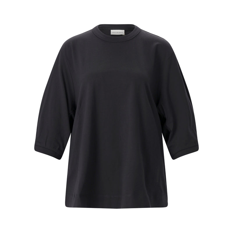 T-Shirt aus Baumwolle L / Schwarz