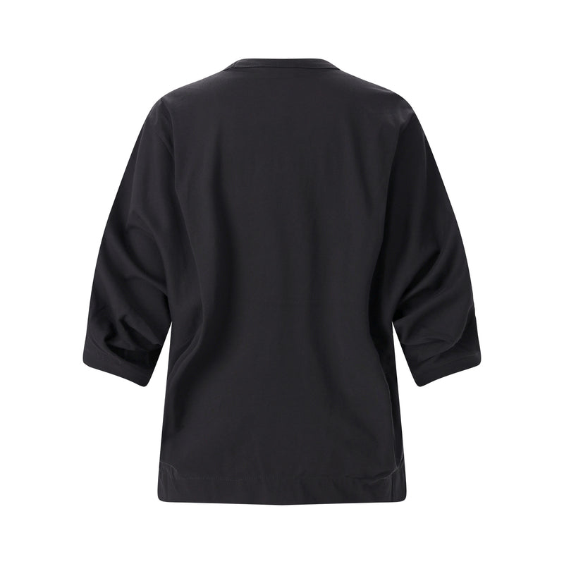 T-Shirt aus Baumwolle L / Schwarz