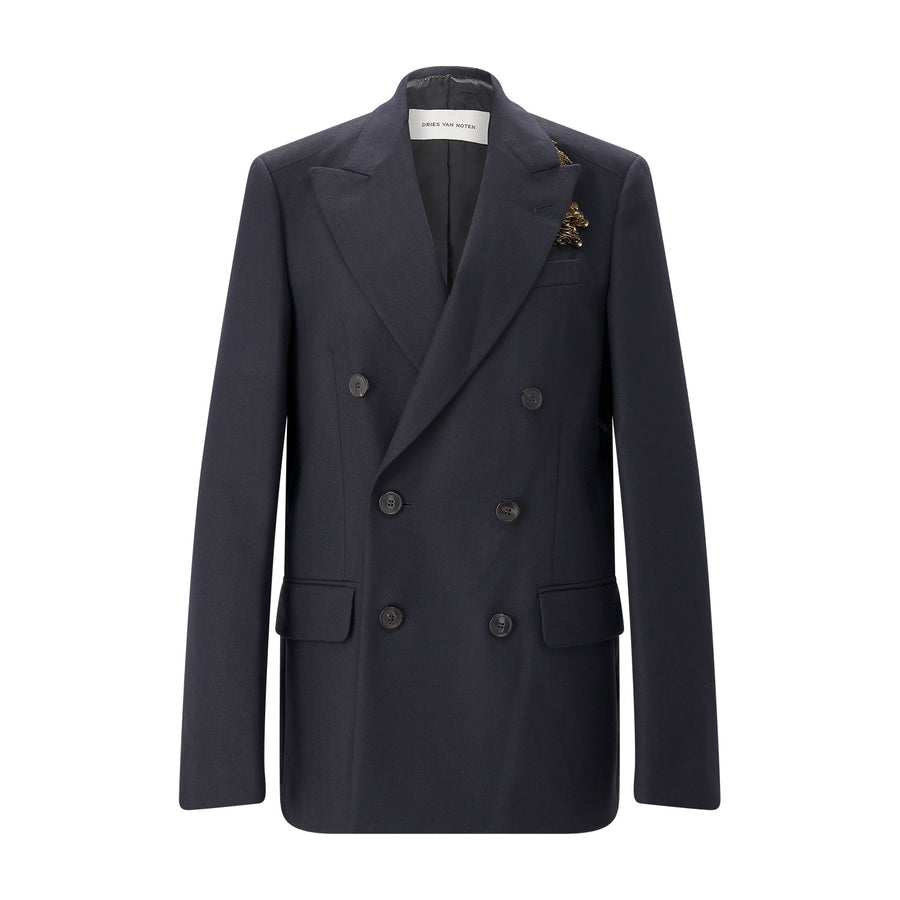 Blazer aus Wolle 38 / Dunkelblau