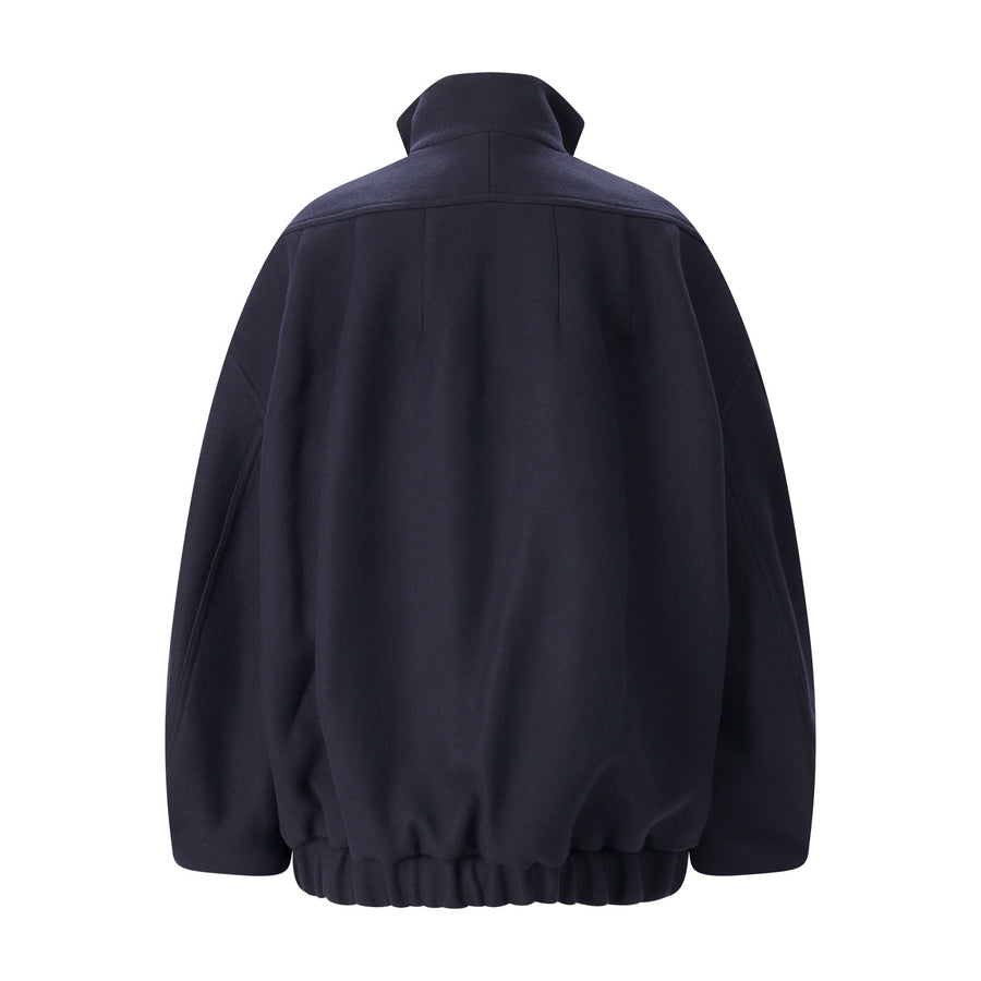 Jacke Voles aus Woll-Mix M / Navy