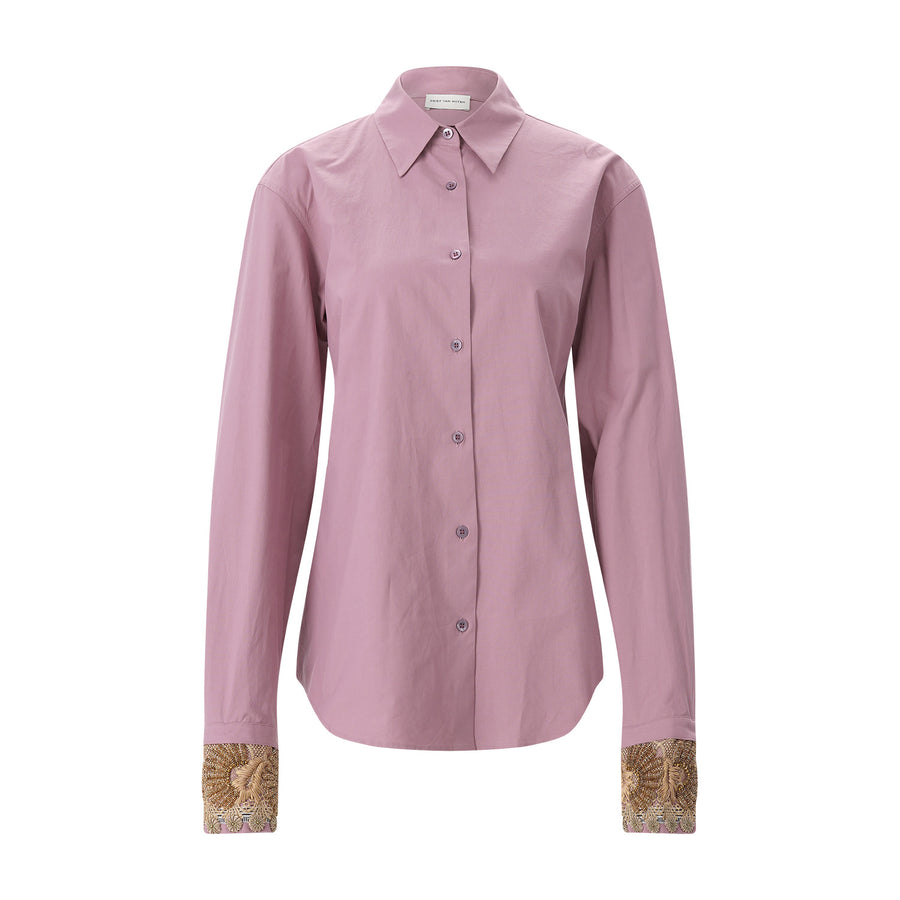Hemdbluse Chloris aus Baumwolle 40 / Rosa