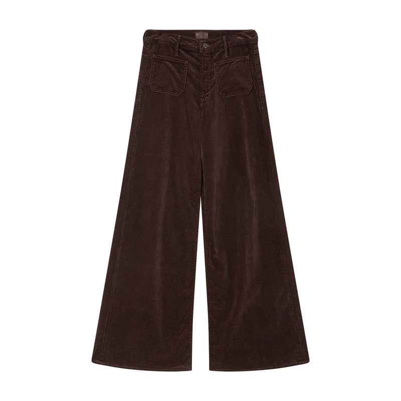 Mother Cordhose Patch Pocket aus Baumwoll-Mix Damen