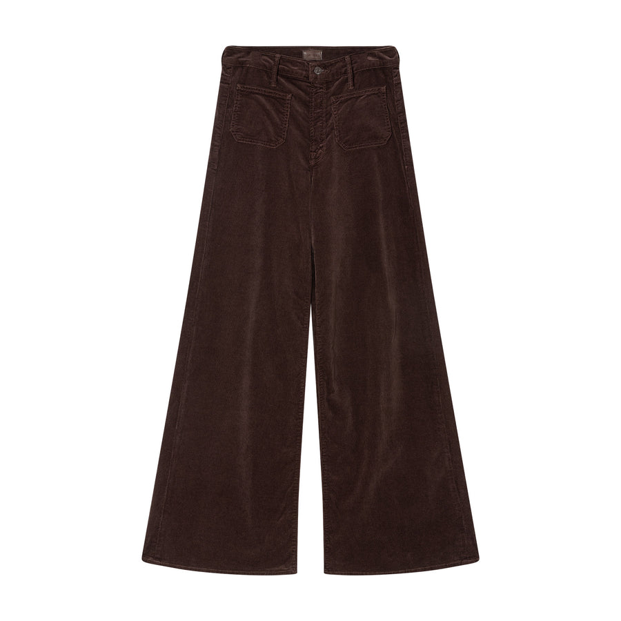 Cordhose Patch Pocket aus Baumwoll-Mix 32 / Dunkelbraun