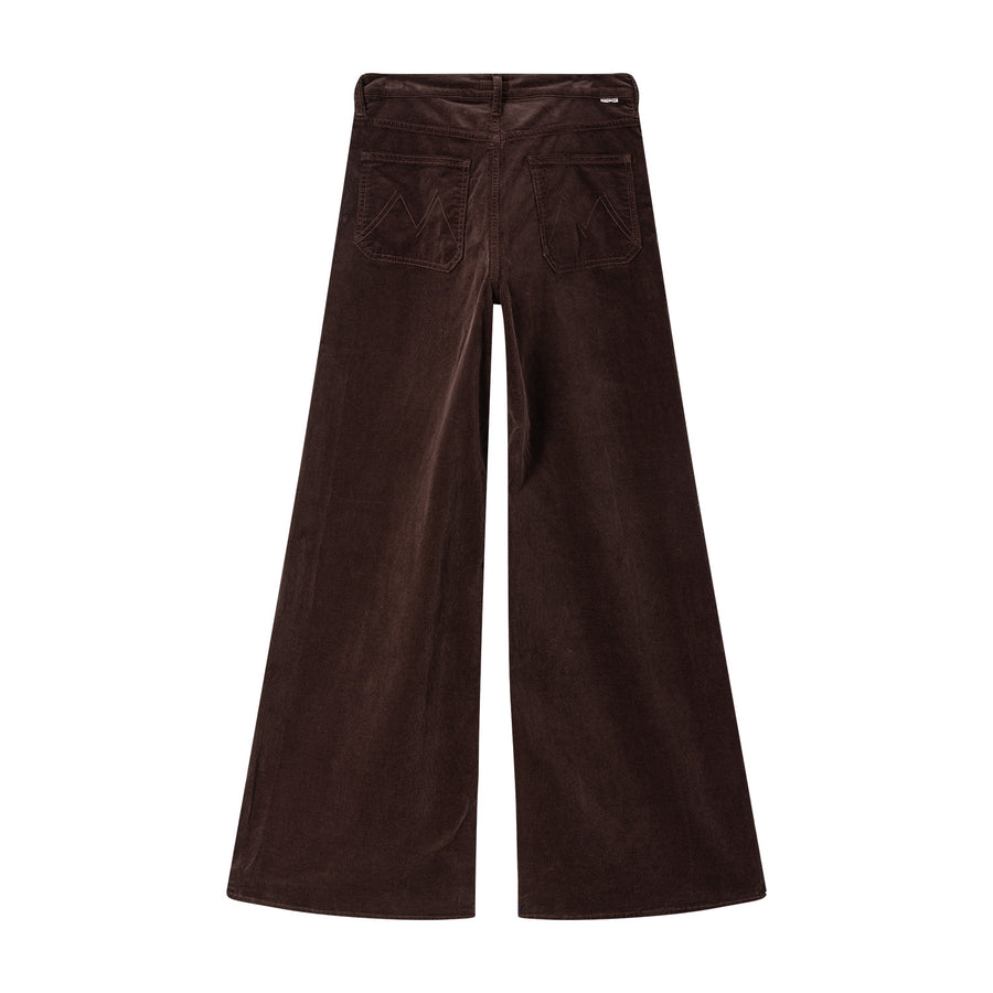 Cordhose Patch Pocket aus Baumwoll-Mix 32 / Dunkelbraun