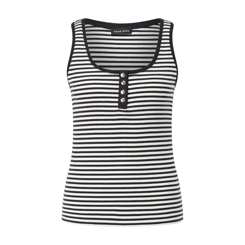 Anine Bing Geripptes Top Alessia Damen