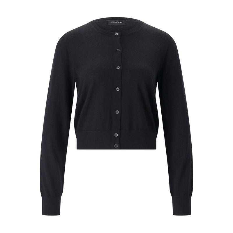 Anine Bing Strickjacke Moni aus Woll-Kaschmir-Mix Damen