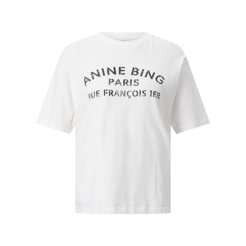 Anine Bing T-Shirt Cohen mit Logo Damen