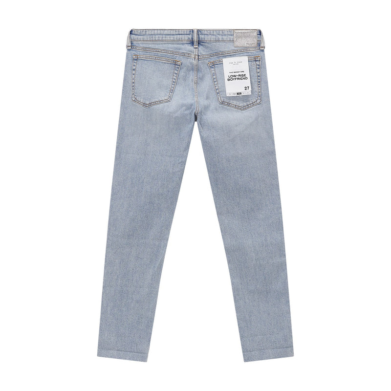 Slim-Fit Boyfriend Jeans 31 / Hellblau