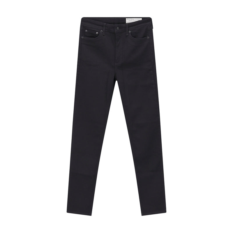 High-Rise Skinny Jeans The Nina 30 / Schwarz