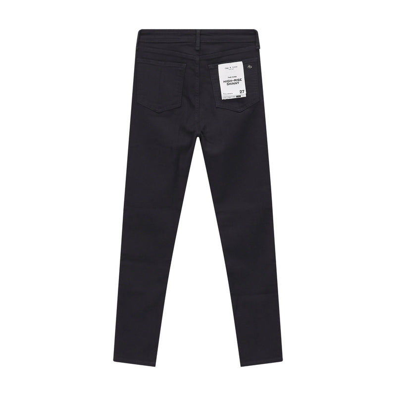 High-Rise Skinny Jeans The Nina 30 / Schwarz