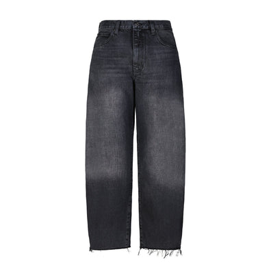 Relaxed-Fit Jeans The Bubble Crop 30 / Schwarz