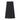 Midirock aus Satin XL / Schwarz