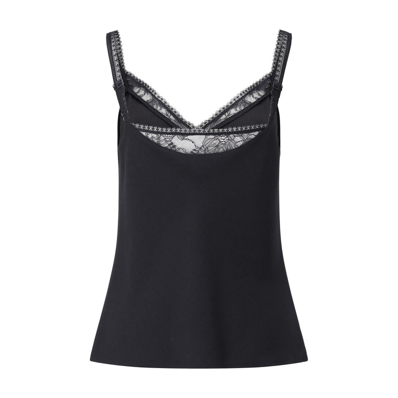 Vince Top mit Spitzendetails Damen