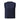 Faltentop aus Satin XL / Dunkelblau