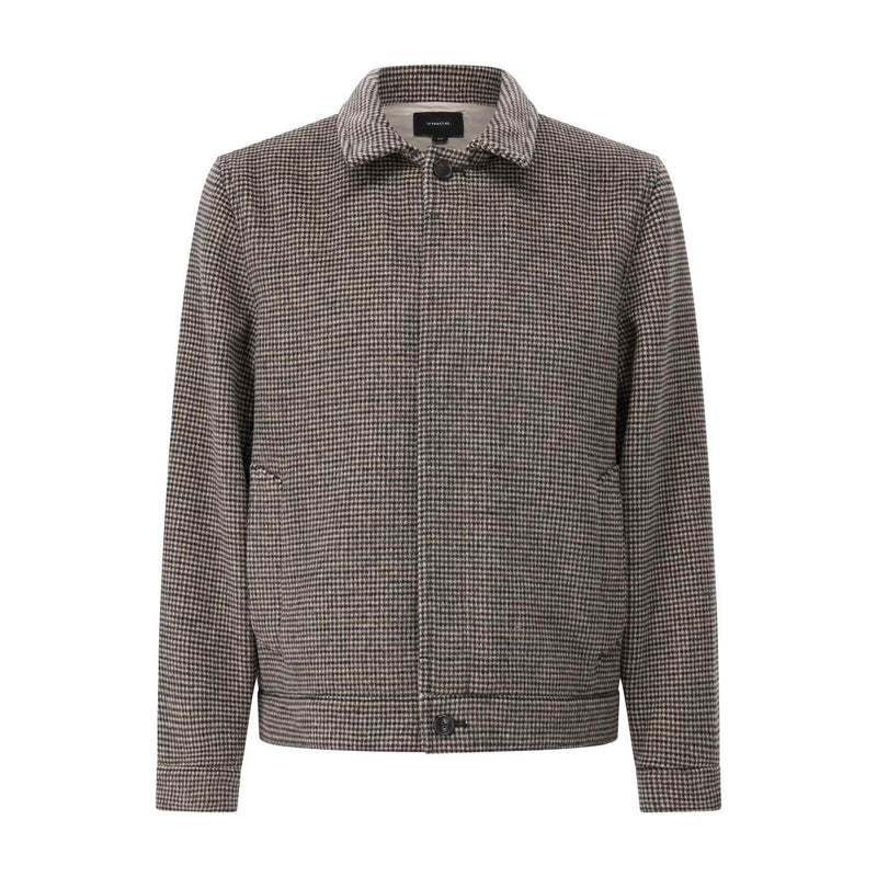 Vince Wolljacke mit Hahnentrittmuster Herren