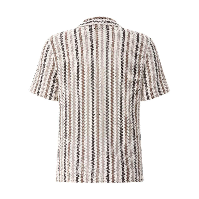 Vince Kurzarmhemd aus Strick Herren