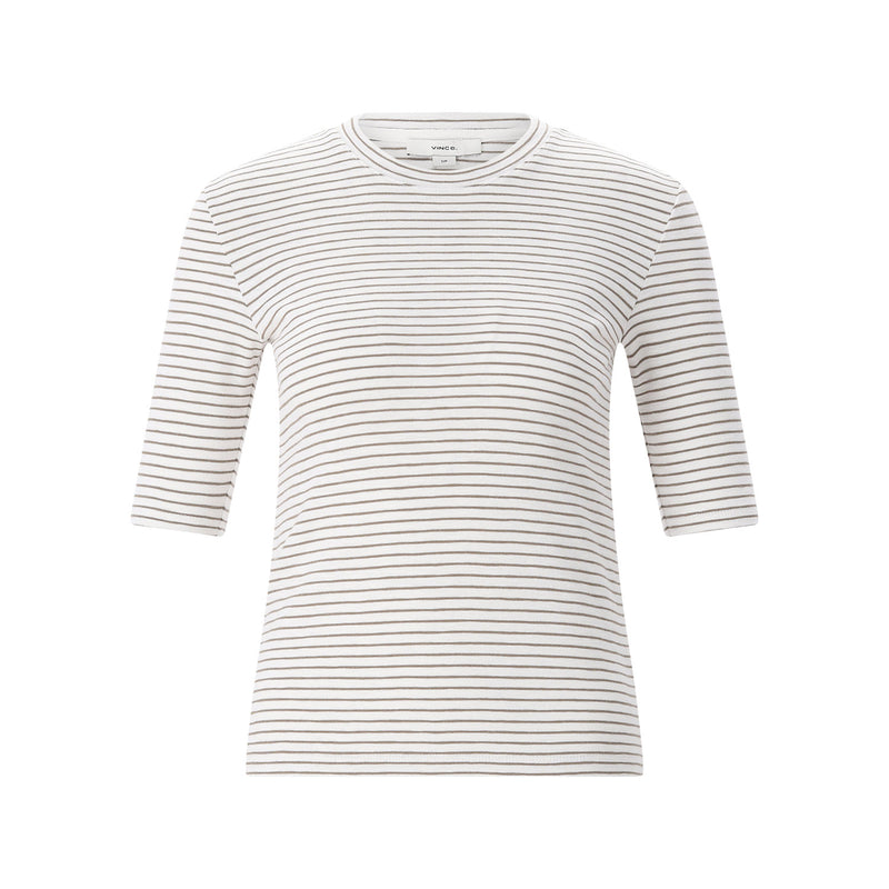 Vince Figurbetontes T-Shirt mit Streifen Damen