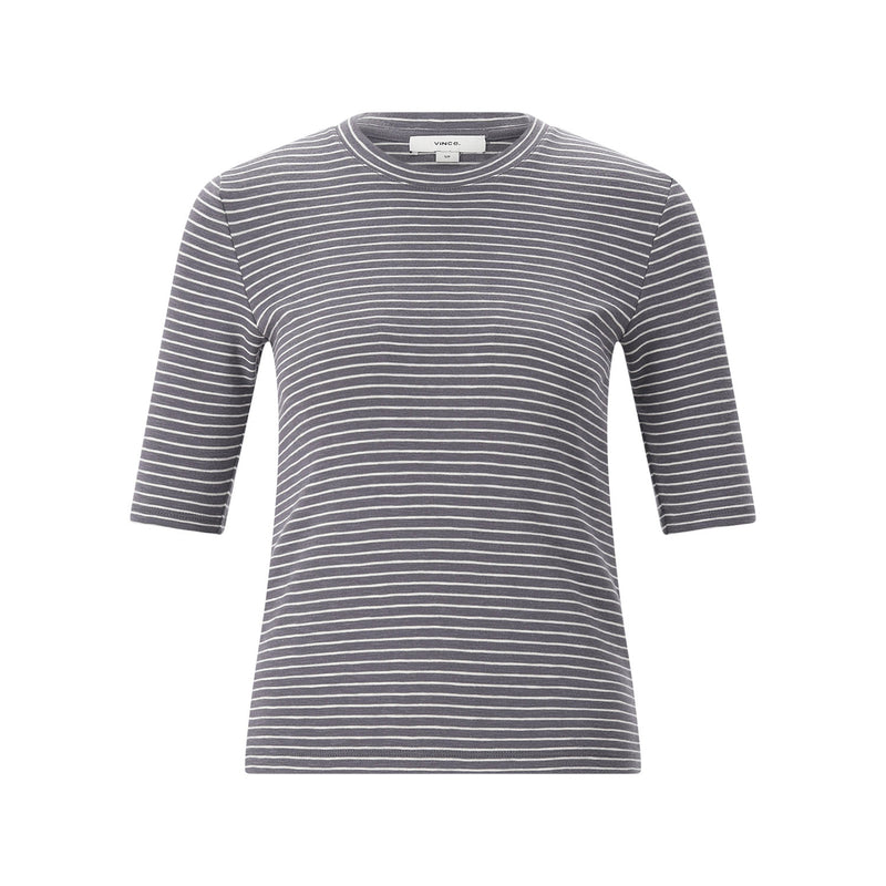 Vince Figurbetontes T-Shirt mit Streifen Damen