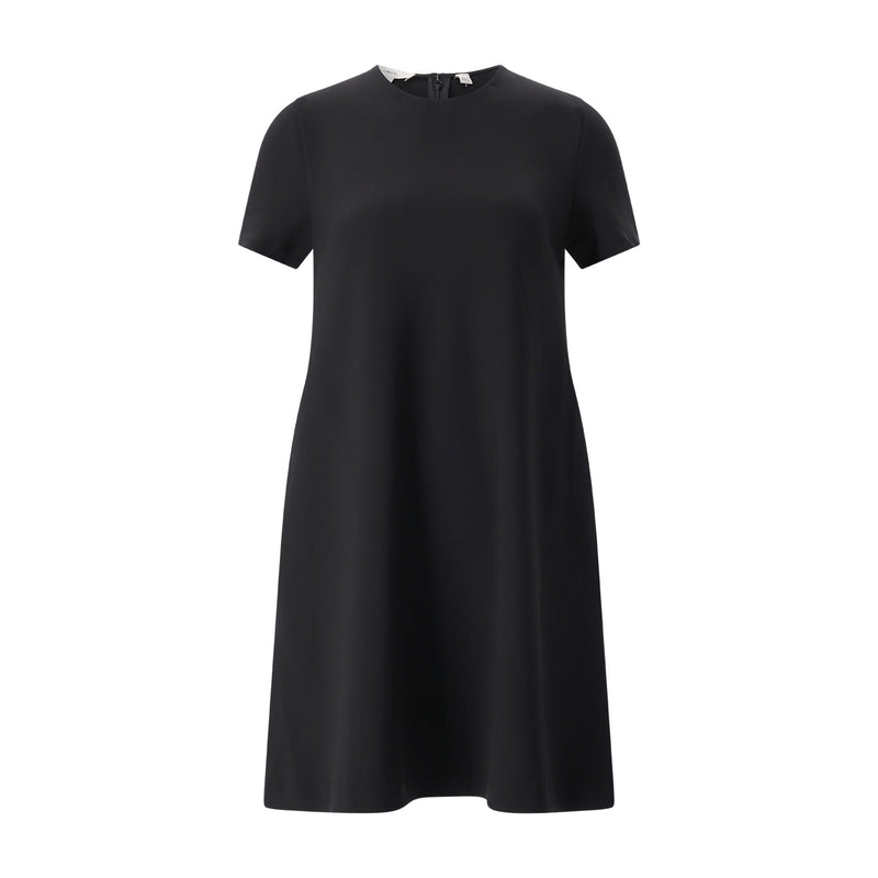 Vince Midikleid mit Rundhalsausschnitt Damen