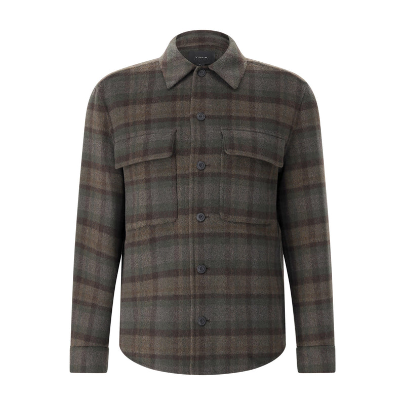 Vince Overshirt aus Woll-Mix Herren