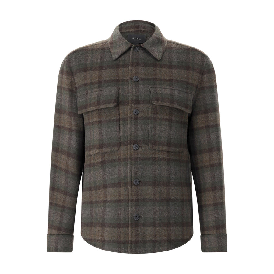 Vince Overshirt aus Woll-Mix Herren