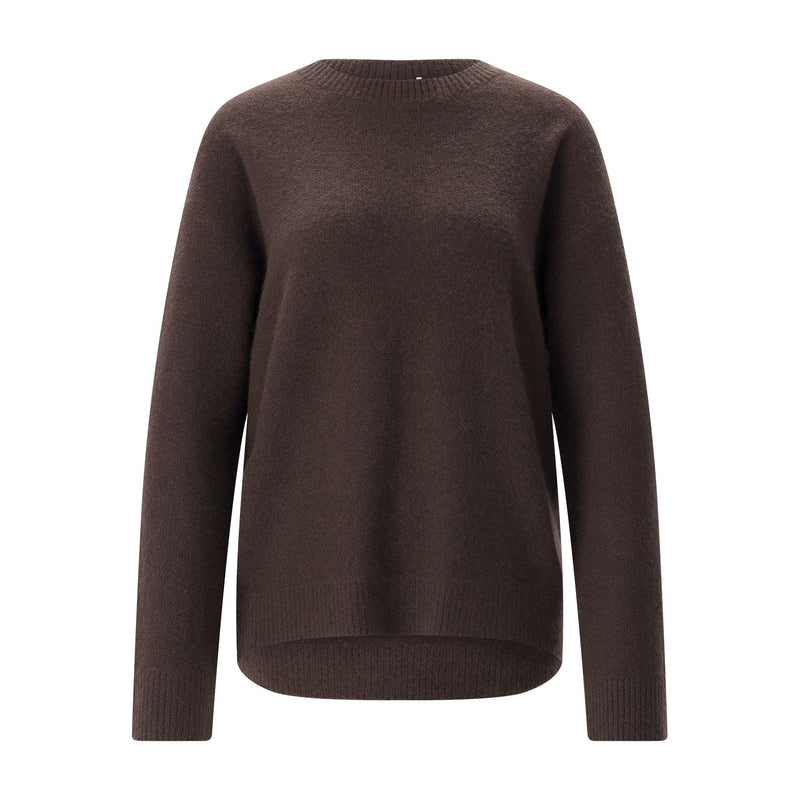 Pullover aus Kaschmir L / Dunkelbraun