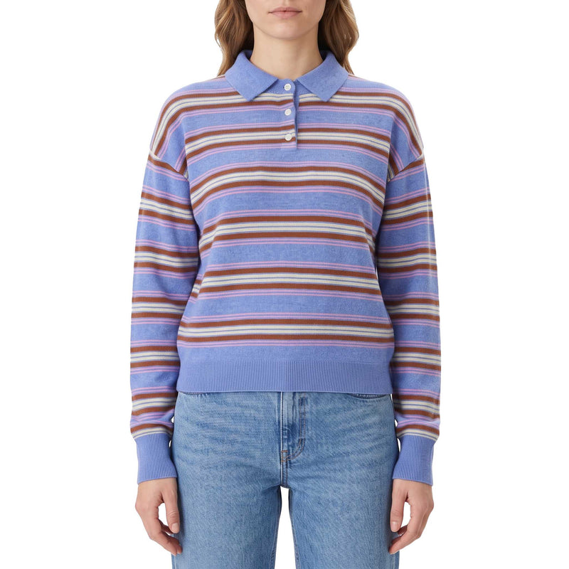 Pullover Collegiate aus Kaschmir L / delft blue combo