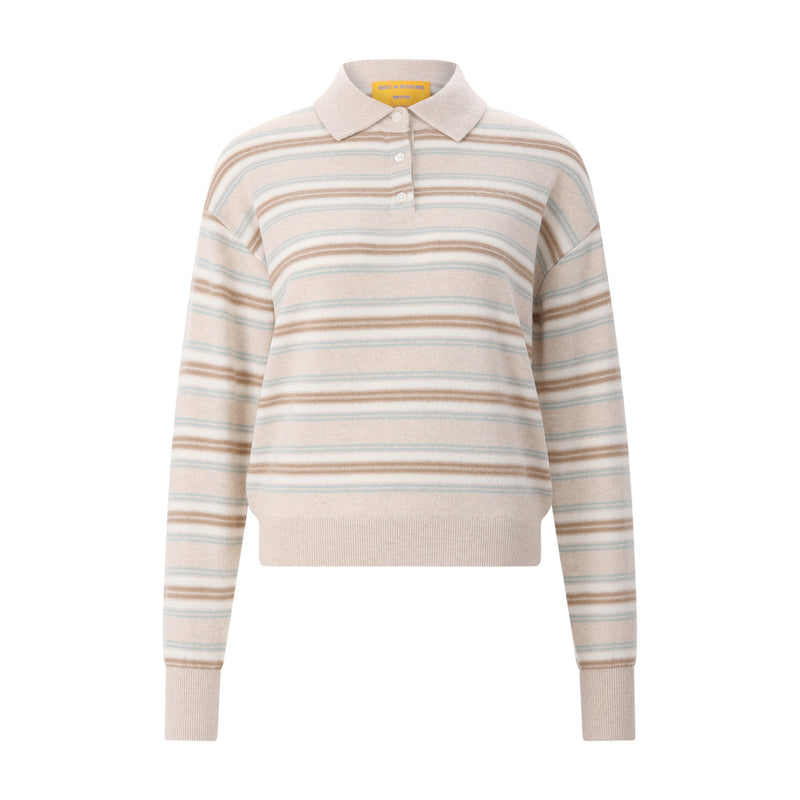 Pullover Collegiate aus Kaschmir L / sandstone combo