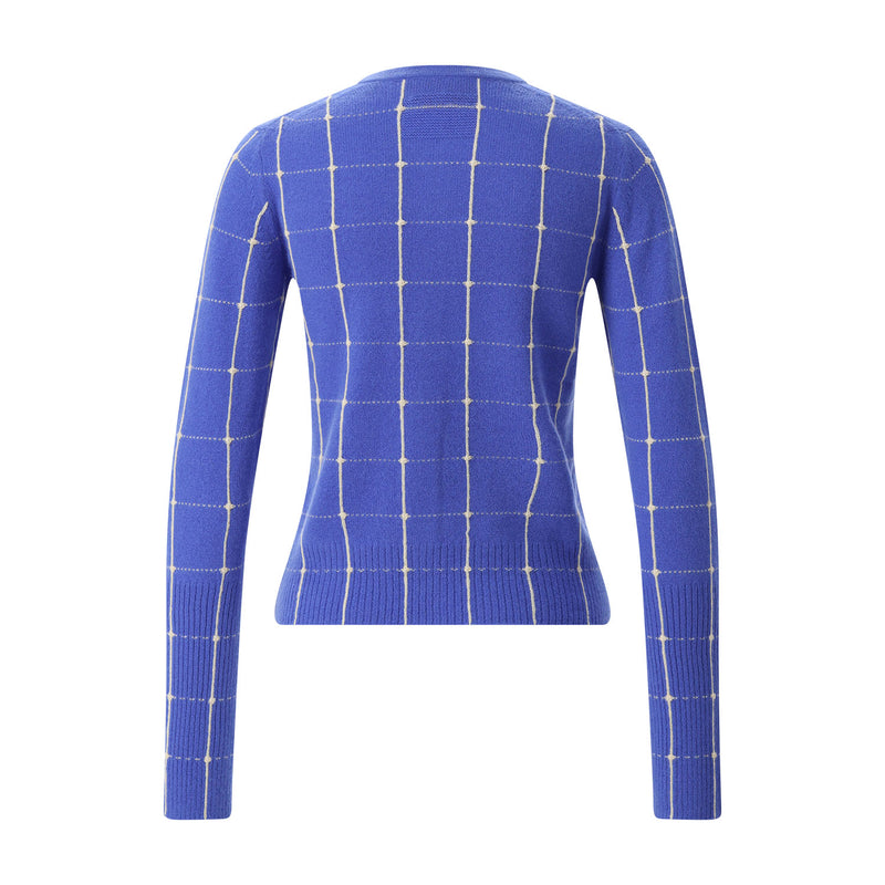 Strickjacke aus Kaschmir XL / Blau