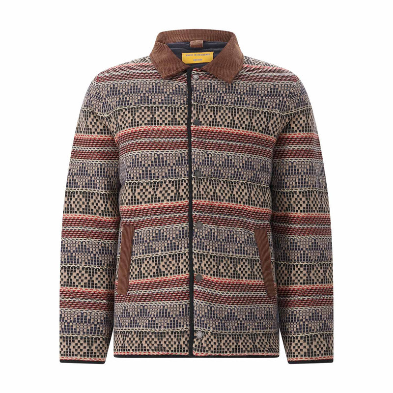 Übergangsjacke mit Jacquard-Muster XL / Multicolor
