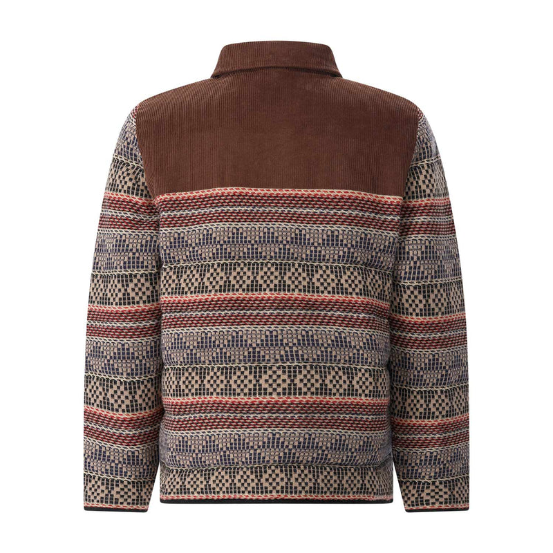 Übergangsjacke mit Jacquard-Muster XL / Multicolor