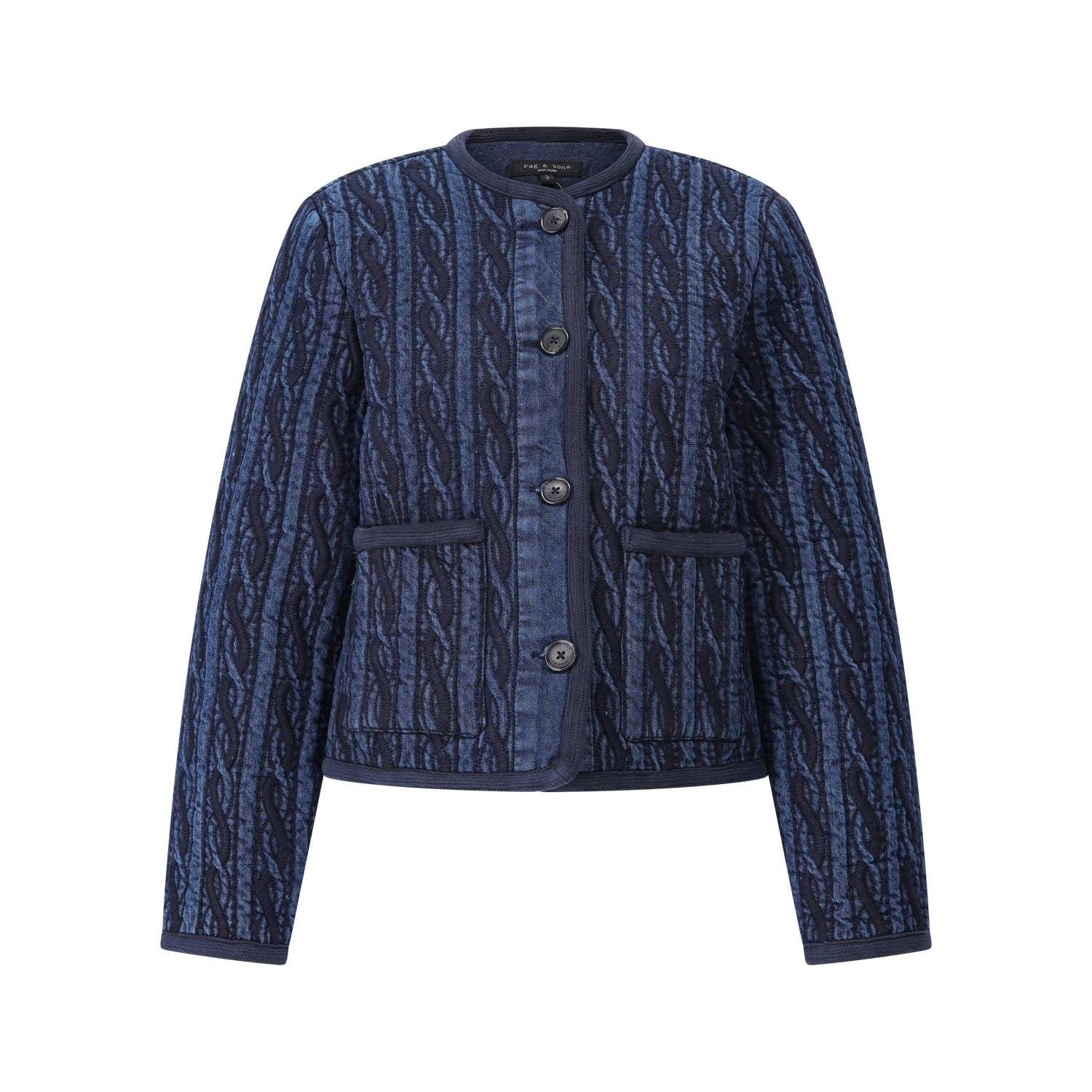 Blouson Carter aus Denim L / Dunkelblau