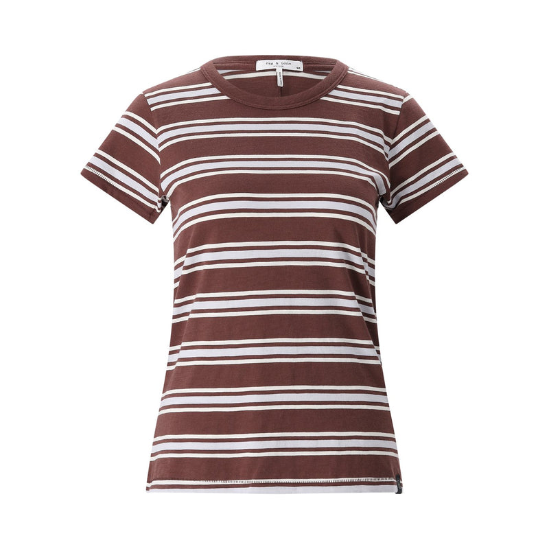 Rag&Bone Gestreiftes T-Shirt The Slub Damen