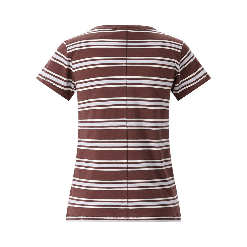 Rag&Bone Gestreiftes T-Shirt The Slub Damen