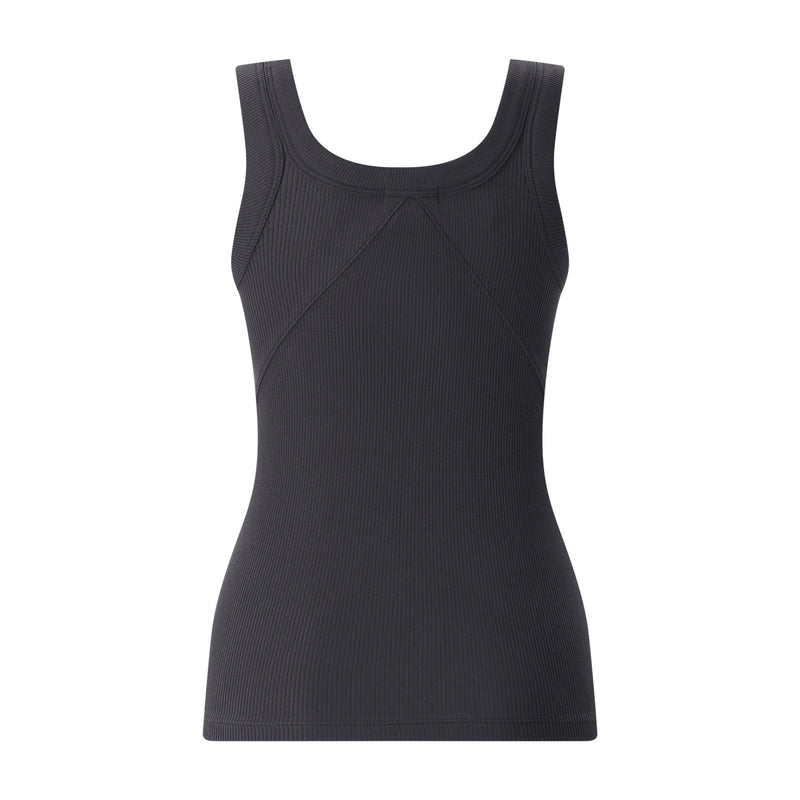 RE6B26ST3EW RIB U NECK XL / black