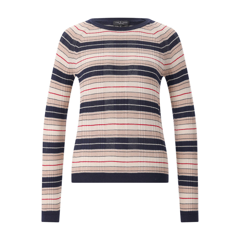 Rag&Bone Langarmshirt aus Seide-Baumwoll-Mix Damen
