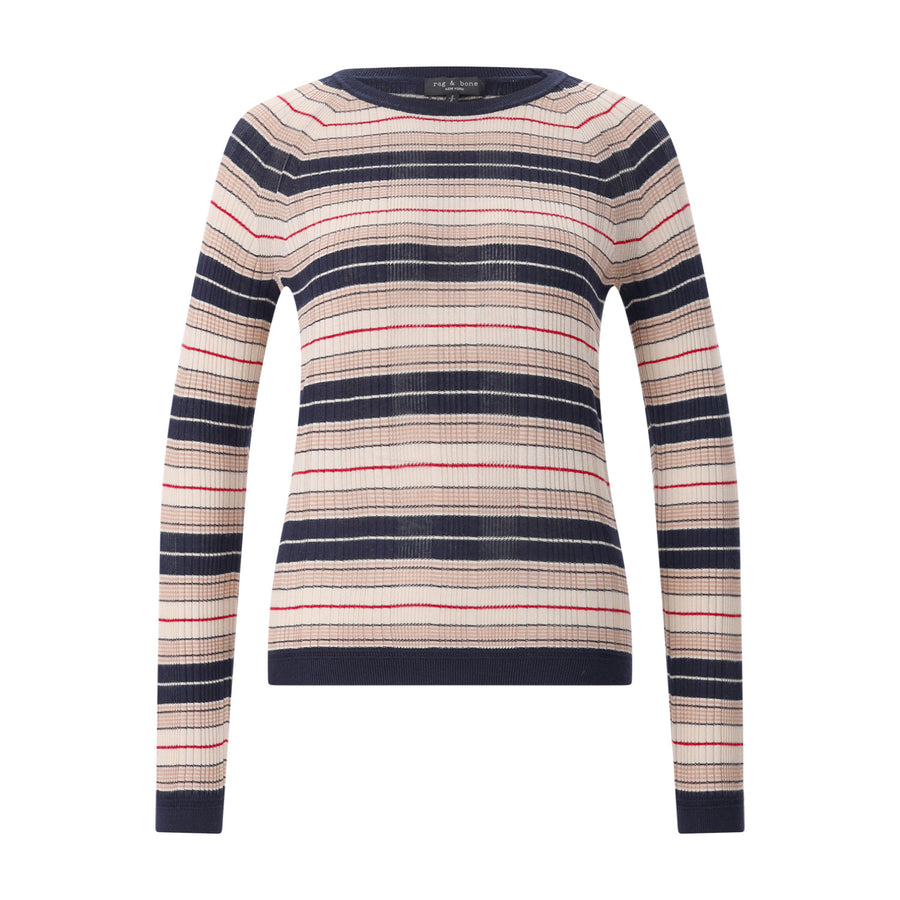 Rag&Bone Langarmshirt aus Seide-Baumwoll-Mix Damen