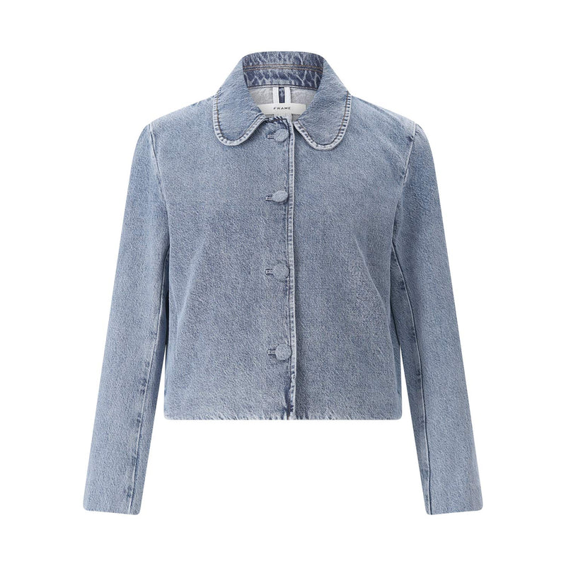 Frame Kurze Jeansjacke Damen