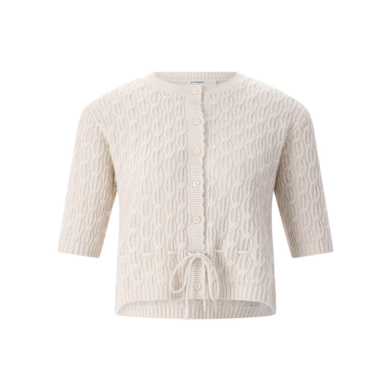 Strickjacke aus Kaschmir und Wolle