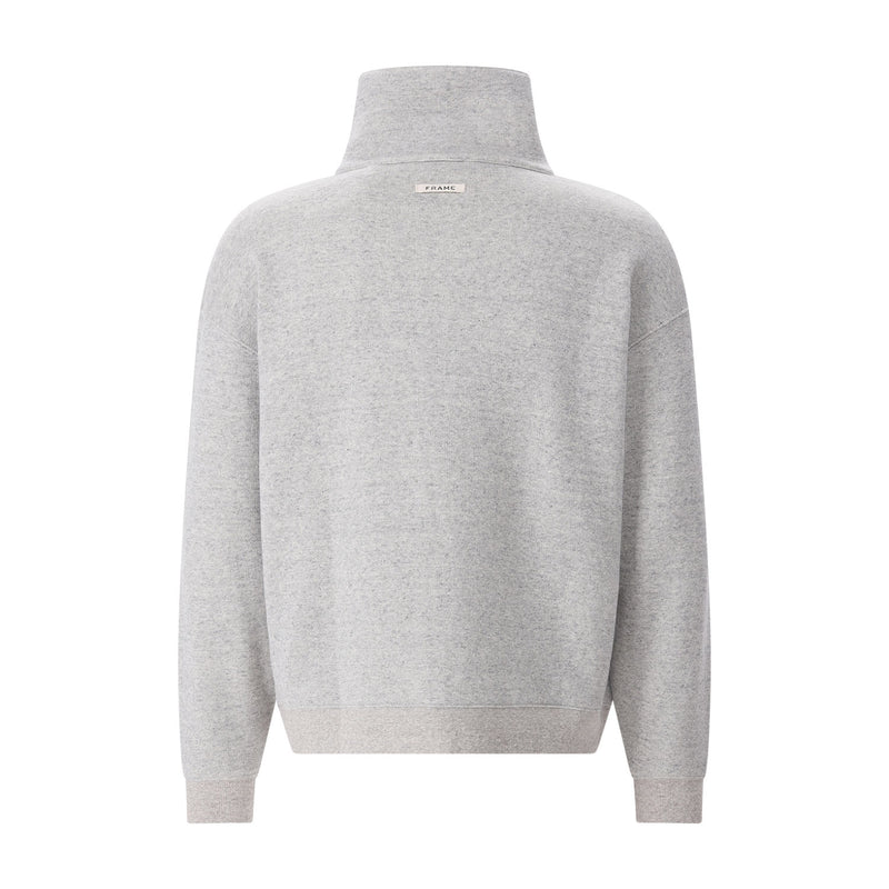 Troyer aus Baumwoll-Woll-Mix XL / Grau